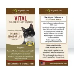 Wapiti Labs Vital Formula Cat Supplement -Furry Friends 61265 PT5. AC SS1800 V1582745759