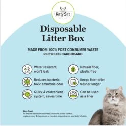 Kitty Sift Disposable Cat Litter Box, 6 Count -Furry Friends 613310 PT6. AC SS1800 V1663772508