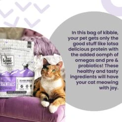 I And Love And You Naked Essentials Hairball Support Salmon + Whitefish Dry Cat Food, 3.4-lb Bag -Furry Friends 613894 PT2. AC SS1800 V1688157955