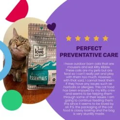 I And Love And You Naked Essentials Hairball Support Salmon + Whitefish Dry Cat Food, 3.4-lb Bag -Furry Friends 613894 PT3. AC SS1800 V1688158013