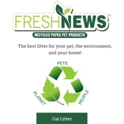 Fresh News Unscented Non-Clumping Paper Cat Litter -Furry Friends 61630 PT8. AC SS1800 V1667519881