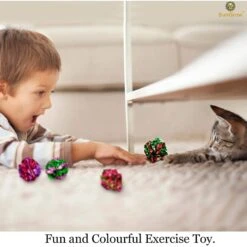 SunGrow Interactive Colorful Indoor Cat & Ferret Mylar Crinkle Balls & Chase Toy, 2-in, 24 Count 13 SunGrow Interactive Colorful Indoor Cat & Ferret Mylar Crinkle Balls & Chase Toy, 2-in, 24 Count -Furry Friends 616582 PT4. AC SS1800 V1672337762