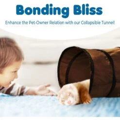 SunGrow Hide & Seek Collapsible Entertainment Cat & Ferret Play Tube & Pop Up Tunnel, Brown, 48-in 10 SunGrow Hide & Seek Collapsible Entertainment Cat & Ferret Play Tube & Pop Up Tunnel, Brown, 48-in -Furry Friends 616598 PT2. AC SS1800 V1691606857