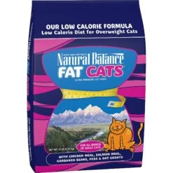 Furry Friends 28 Natural Balance Fat Cats With Chicken Meal, Salmon Meal, Garbanzo Beans, Peas & Oatmeal Dry Cat Food