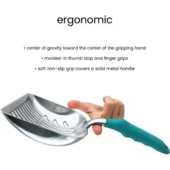 DurAnimals DuraScoop Original Cat Litter Scoop, Color Varies 14 DurAnimals DuraScoop Original Cat Litter Scoop, Color Varies -Furry Friends 62345 PT4. AC SS1800 V1543851419