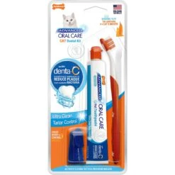 Nylabone Advanced Oral Care Original Flavor Cat Dental Kit, 3 Count
