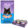 Halo Chicken, Salmon, Turkey Variety Pack Adult Grain-Free Pate Wet Cat Food & Halo Holistic Wild-Caught Whitefish Recipe Sensitive Stomach Support Adult Dry Cat Food -Furry Friends 630270 MAIN. AC SS1800 V1686075254