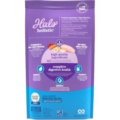 Halo Chicken, Salmon, Turkey Variety Pack Adult Grain-Free Pate Wet Cat Food & Halo Holistic Wild-Caught Whitefish Recipe Sensitive Stomach Support Adult Dry Cat Food -Furry Friends 630270 PT2. AC SS1800 V1686075254
