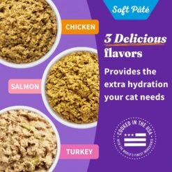 Halo Chicken, Salmon, Turkey Variety Pack Adult Grain-Free Pate Wet Cat Food & Halo Holistic Wild-Caught Whitefish Recipe Sensitive Stomach Support Adult Dry Cat Food -Furry Friends 630270 PT8. AC SS1800 V1686075254