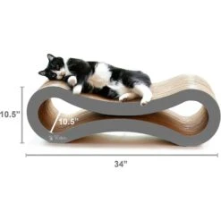 PetFusion Ultimate Cat Scratcher Lounge Toy With Catnip -Furry Friends 63379 PT5. AC SS1800 V1515434966