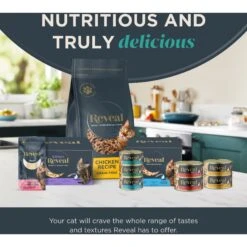 Reveal Natural Grain-Free Tuna With Crab In Broth Flavored Wet Cat Food, 2.47-oz Can, Case Of 24 -Furry Friends 637846 PT6. AC SS1800 V1663105596