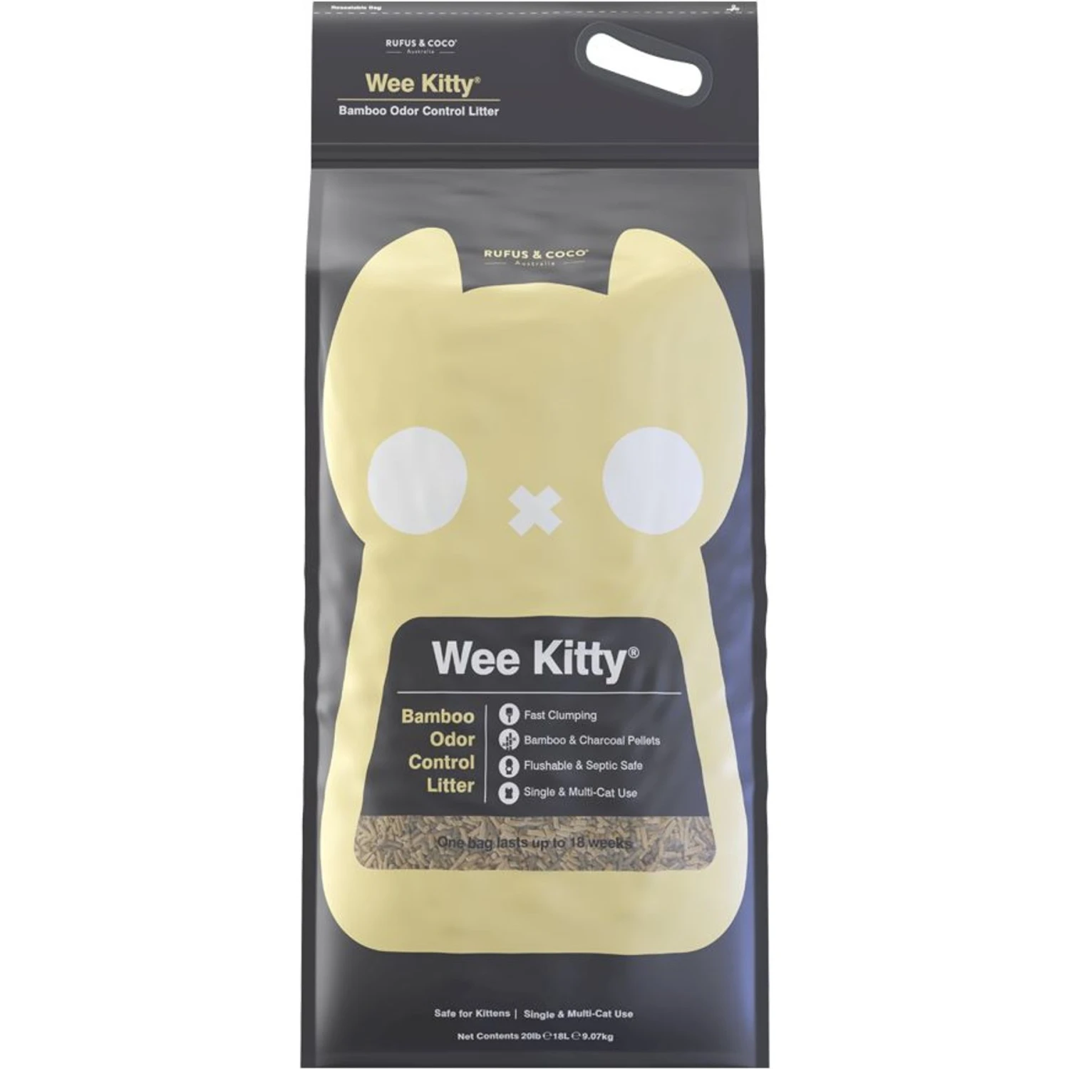 Rufus & Coco Wee Kitty Clumping Cat Litter 3 Rufus & Coco Wee Kitty Clumping Cat Litter