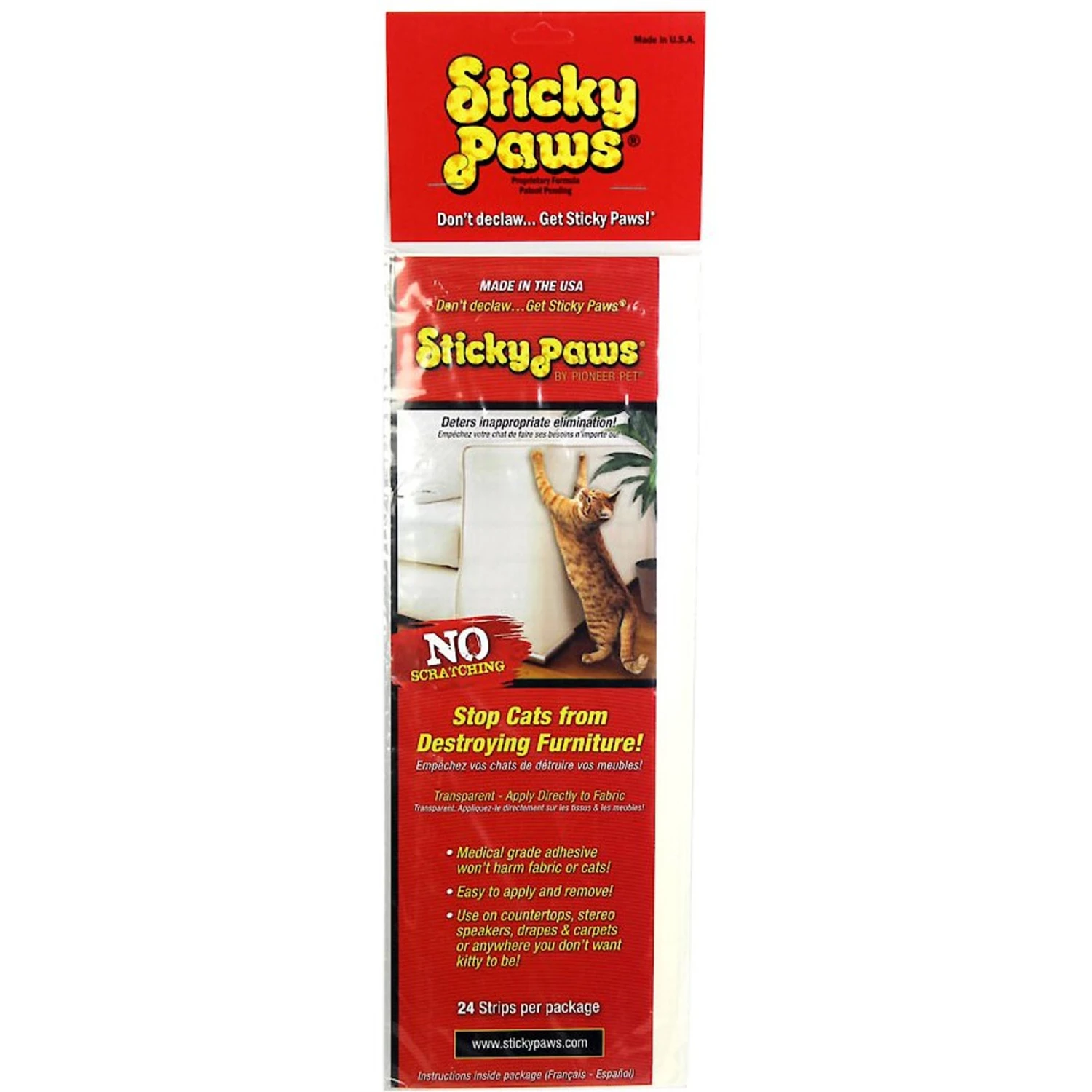Sticky Paws Furniture Strips 3 Sticky Paws Furniture Strips