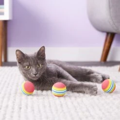 SmartCat Toy Box Balls, Color Varies -Furry Friends 64222 PT7. AC SS1800 V1527256126
