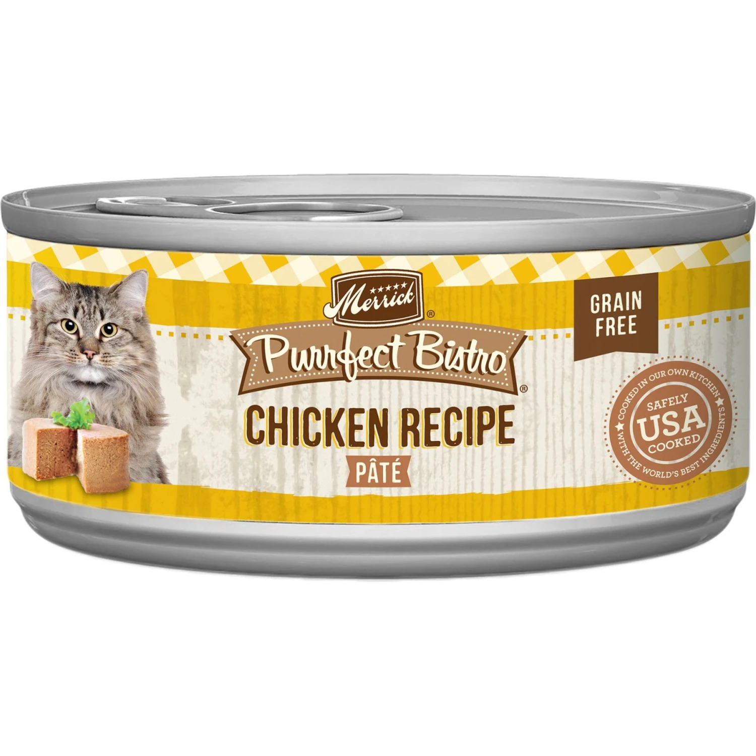 Merrick Purrfect Bistro Grain-Free Chicken Pate Canned Cat Food 3 Merrick Purrfect Bistro Grain-Free Chicken Pate Canned Cat Food
