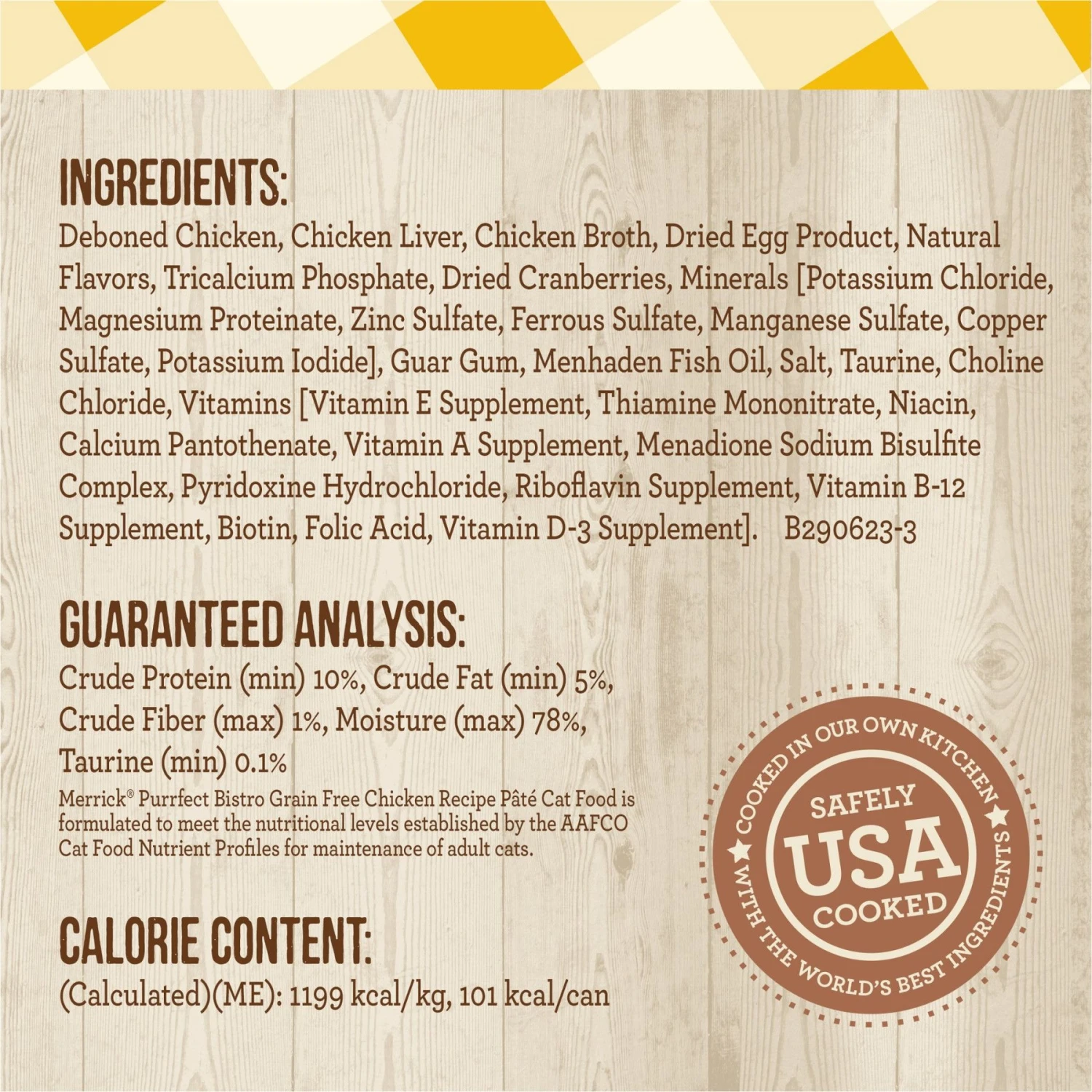 Merrick Purrfect Bistro Grain-Free Chicken Pate Canned Cat Food 8 Merrick Purrfect Bistro Grain-Free Chicken Pate Canned Cat Food - Image 6