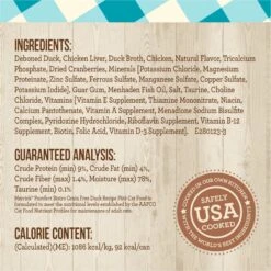 Merrick Purrfect Bistro Grain-Free Wet Cat Food Duck Recipe Pate -Furry Friends 64265 PT5. AC SS1800 V1696264910