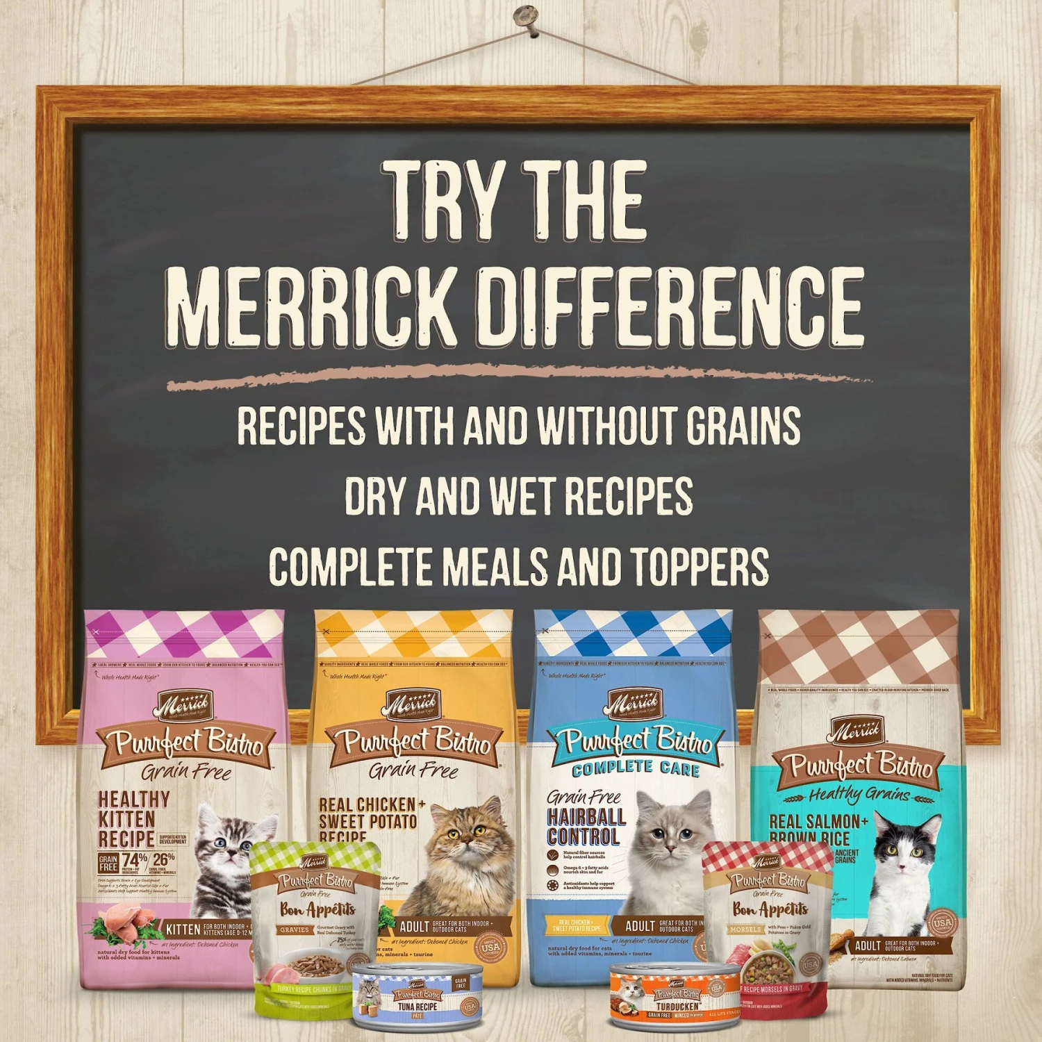 Merrick Purrfect Bistro Grain-Free Real Salmon + Sweet Potato Recipe Adult Dry Cat Food 11 Merrick Purrfect Bistro Grain-Free Real Salmon + Sweet Potato Recipe Adult Dry Cat Food - Image 9