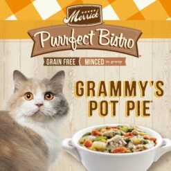 Merrick Purrfect Bistro Grain-Free Grammy's Pot Pie Minced In Gravy Canned Cat Food 11 Merrick Purrfect Bistro Grain-Free Grammy's Pot Pie Minced In Gravy Canned Cat Food -Furry Friends 64314 PT1. AC SS1800 V1628577419