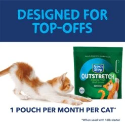 Fresh Step Outstretch Always Fresh Litter System, Starter Kit 16-lb Box & 7-lb Pouch -Furry Friends 645654 PT8. AC SS1800 V1694465276
