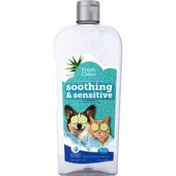 PetAg Fresh 'n Clean Soothing & Sensitive Hypoallergenic Cat Dog & Small-pet Shampoo, 18-oz Bottle