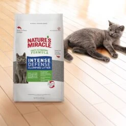 Nature's Miracle Intense Defense Unscented Clumping Clay Cat Litter -Furry Friends 646334 PT6. AC SS1800 V1668026242