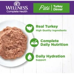 Wellness Complete Health Pate Chicken Entree Grain-Free Natural Canned Cat Food & Wellness Complete Health Turkey Formula Grain-Free Natural Canned Cat Food -Furry Friends 646574 PT7. AC SS1800 V1664534069