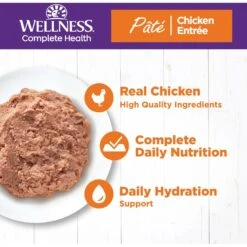 Wellness Complete Health Pate Chicken Entree Grain-Free Natural Canned Cat Food + 2 Items 16 Wellness Complete Health Pate Chicken Entree Grain-Free Natural Canned Cat Food + 2 Items -Furry Friends 646806 PT6. AC SS1800 V1664560609