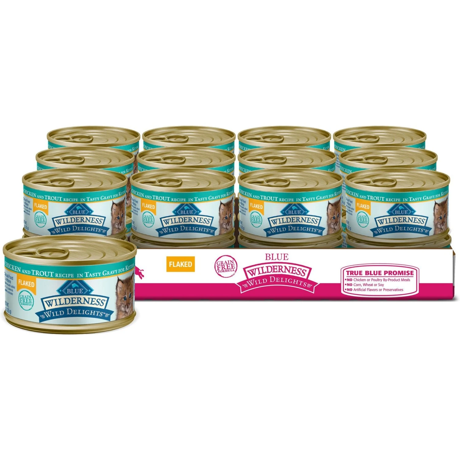 Blue Buffalo Wilderness Kitten Salmon Grain-Free Canned Cat Food + 2 Items 9 Blue Buffalo Wilderness Kitten Salmon Grain-Free Canned Cat Food + 2 Items - Image 7