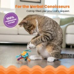 Catstages Tons Of Tails Cat Toy With Catnip, Color Varies -Furry Friends 64686 PT2. AC SS1800 V1636516347