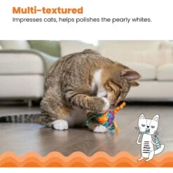 Catstages Tons Of Tails Cat Toy With Catnip, Color Varies -Furry Friends 64686 PT3. AC SS1800 V1636520631