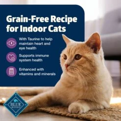 Blue Buffalo Freedom Indoor Mature Chicken Recipe Grain-Free Dry Cat Food -Furry Friends 64713 PT3. AC SS1800 V1649111787
