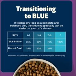Blue Buffalo Freedom Indoor Mature Chicken Recipe Grain-Free Dry Cat Food -Furry Friends 64713 PT7. AC SS1800 V1649116587