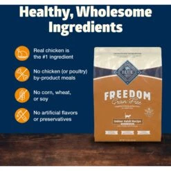 Blue Buffalo Freedom Indoor Weight Control Chicken Recipe Grain-Free Dry Cat Food -Furry Friends 64715 PT5. AC SS1800 V1649127693