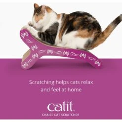 Catit Chaise-Shape Scratcher With Catnip -Furry Friends 64936 PT4. AC SS1800 V1628020299