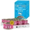 Tiny Tiger Chunks In Gravy Beef Recipe Grain-Free Canned Cat Food & Tiny Tiger, Lickables, Variety Pack, Bisque Cat Treat & Topper -Furry Friends 652702 MAIN. AC SS1800 V1664895663
