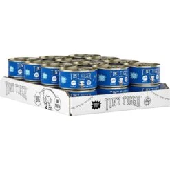Tiny Tiger Chunks In EXTRA Gravy Tuna Recipe Grain-Free Canned Cat Food & Tiny Tiger, Lickables, Variety Pack, Bisque Cat Treat & Topper -Furry Friends 652718 PT2. AC SS1800 V1664899673
