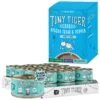 Tiny Tiger Chunks In EXTRA Gravy Seafood Recipe Grain-Free Canned Cat Food & Tiny Tiger, Lickables, Variety Pack, Bisque Cat Treat & Topper