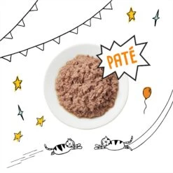 Tiny Tiger, Kitten Classic, Variety Pack, Whitefish & Poultry Pate Recipe, Canned Cat Food & Tiny Tiger, Lickables, Variety Pack, Bisque Cat Treat & Topper -Furry Friends 652782 PT4. AC SS1800 V1664899732