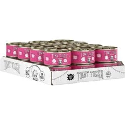 Tiny Tiger Chunks In EXTRA Gravy Beef Recipe Grain-Free Canned Cat Food & Tiny Tiger, Lickables, Variety Pack, Bisque Cat Treat & Topper -Furry Friends 652806 PT2. AC SS1800 V1664899733