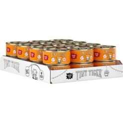 Tiny Tiger Chunks In EXTRA Gravy Turkey Recipe Grain-Free Canned Cat Food & Tiny Tiger, Lickables, Variety Pack, Bisque Cat Treat & Topper -Furry Friends 652814 PT2. AC SS1800 V1664900238