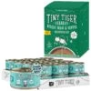 Tiny Tiger Chunks In EXTRA Gravy Seafood Recipe Grain-Free Canned Cat Food & Tiny Tiger Lickables, Senior Formula, Tuna & Chicken Recipe, Bisque Cat Treat & Topper -Furry Friends 652950 MAIN. AC SS1800 V1664898053