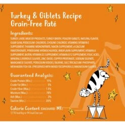 Tiny Tiger Pate Turkey & Giblets Recipe Grain-Free Canned Cat Food & Tiny Tiger Lickables, Senior Formula, Tuna & Chicken Recipe, Bisque Cat Treat & Topper -Furry Friends 652974 PT3. AC SS1800 V1664898967