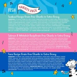 Tiny Tiger Chunks In EXTRA Gravy Seafood Recipes Variety Pack Grain-Free Canned Cat Food & Tiny Tiger Lickables, Senior Formula, Tuna & Chicken Recipe, Bisque Cat Treat & Topper -Furry Friends 653022 PT3. AC SS1800 V1664900296