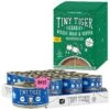 Tiny Tiger Pate Whitefish & Tuna Recipe Grain-Free Canned Cat Food & Tiny Tiger Lickables, Senior Formula, Tuna & Chicken Recipe, Bisque Cat Treat & Topper