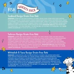 Tiny Tiger Pate Seafood Recipes Variety Pack Grain-Free Canned Cat Food & Tiny Tiger Lickables, Senior Formula, Tuna & Chicken Recipe, Bisque Cat Treat & Topper -Furry Friends 653118 PT3. AC SS1800 V1664898392