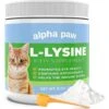 Alpha Paw Cat L-Lysine Immune Support Cat Supplement, 8-oz Jar -Furry Friends 653862 MAIN. AC SS1800 V1665609869