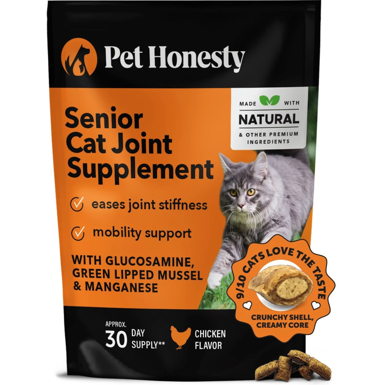 PetHonesty Dual Texture Hip & Joint Chews Supplement For Cats 3 PetHonesty Dual Texture Hip & Joint Chews Supplement For Cats