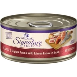 Wellness CORE Signature Selects Flaked Skipjack Tuna & Shrimp Entree In Broth Grain-Free Natural Canned Cat Food & Wellness CORE Signature Selects Flaked Skipjack Tuna & Wild Salmon Entree In Broth Grain-Free Canned Cat Food 16 Wellness CORE Signature Selects Flaked Skipjack Tuna & Shrimp Entree In Broth Grain-Free Natural Canned Cat Food & Wellness CORE Signature Selects Flaked Skipjack Tuna & Wild Salmon Entree In Broth Grain-Free Canned Cat Food -Furry Friends 662638 PT5. AC SS1800 V1667334801