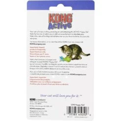 KONG Moppy Ball Cat Toy, Color Varies -Furry Friends 66570 PT5. AC SS1800 V1603149105